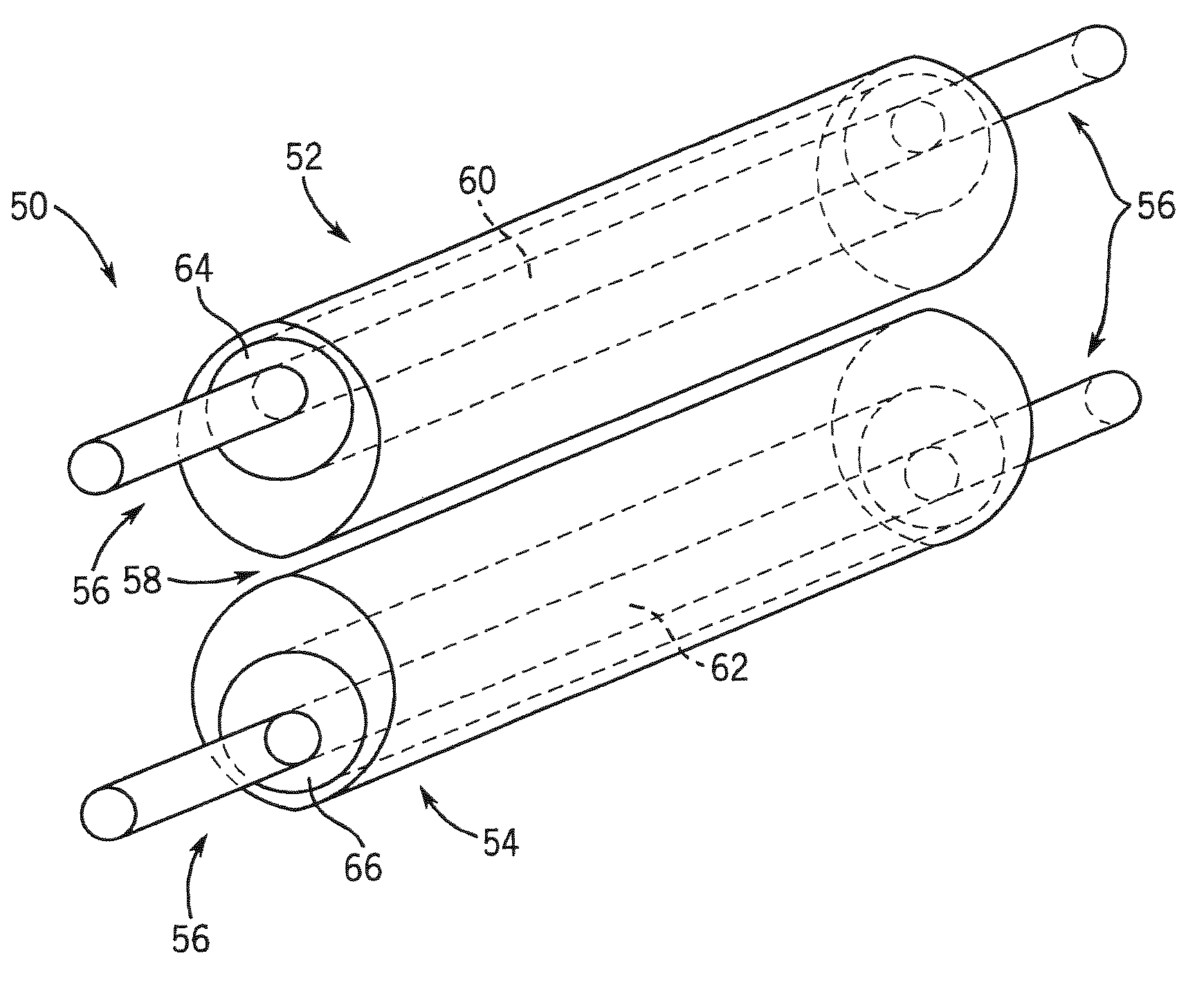 Method of manufacturing, and a collimator mandrel having variable attenuation characteristics for a CT system