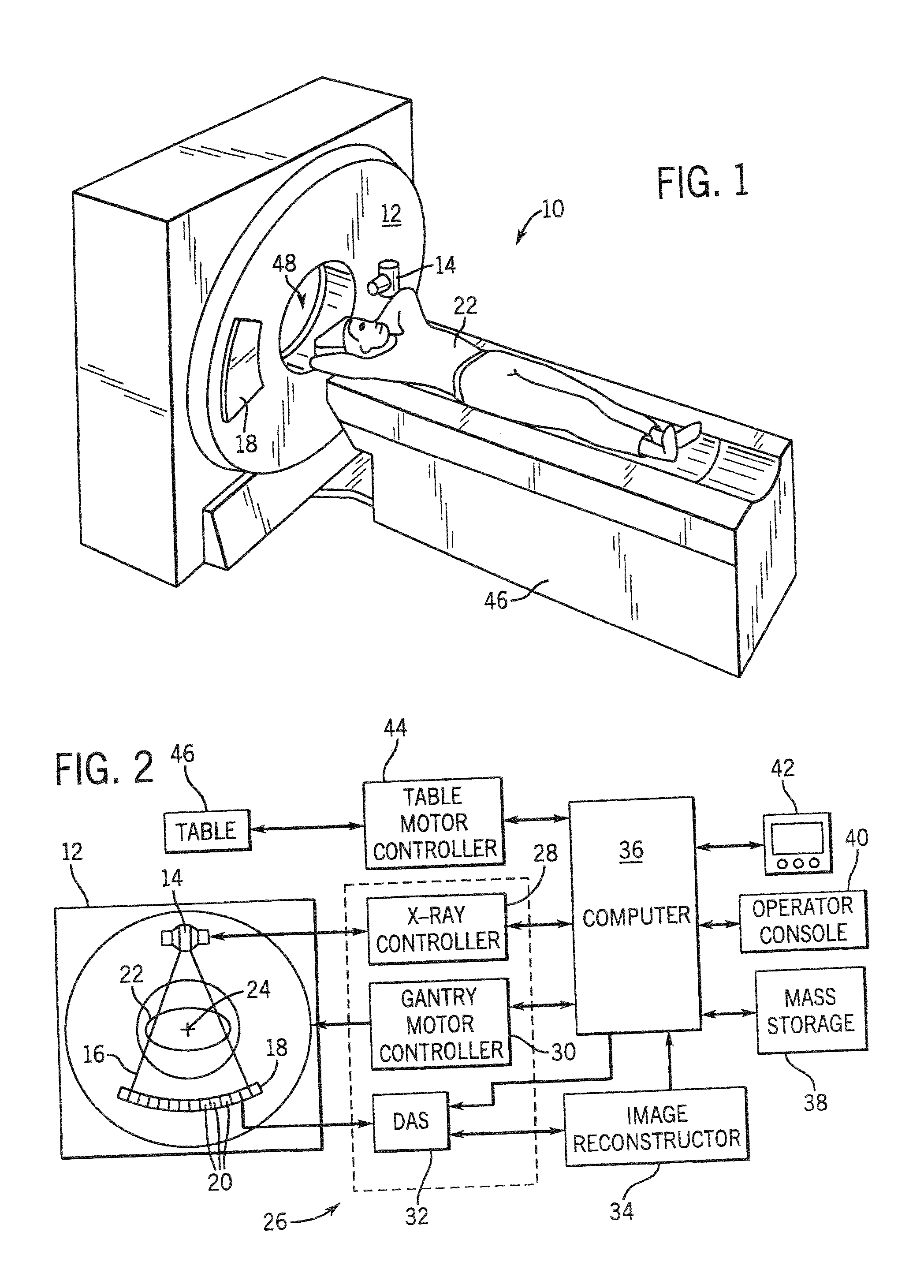 Method of manufacturing, and a collimator mandrel having variable attenuation characteristics for a CT system