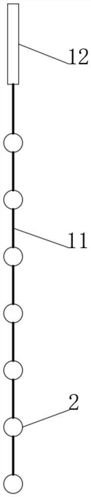 Foundation settlement multi-ball-point detection method