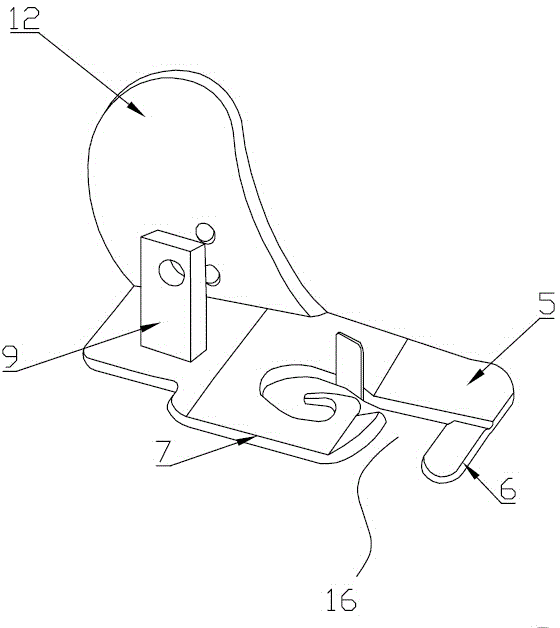 Sewing machine edge cutting presser foot