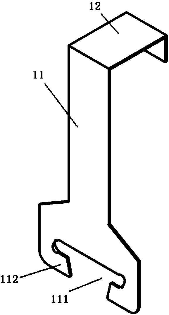 Connection element, ceiling joist assembly and assembly method