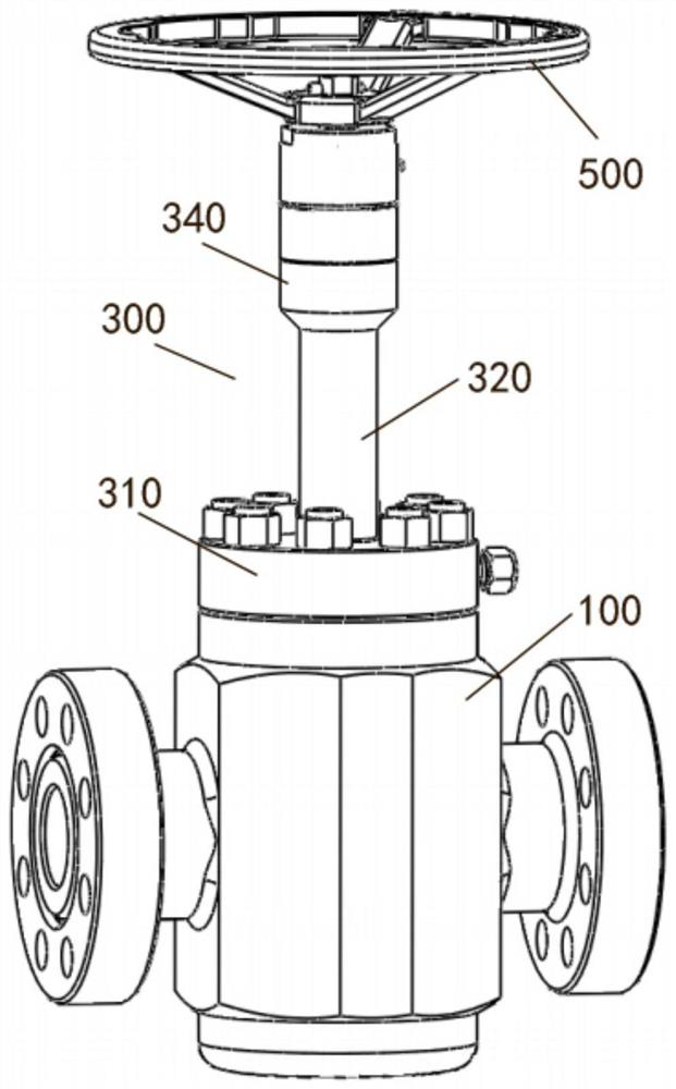 Novel high-temperature flat gate valve