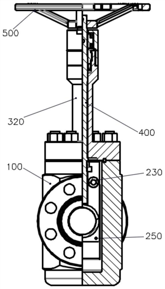 Novel high-temperature flat gate valve