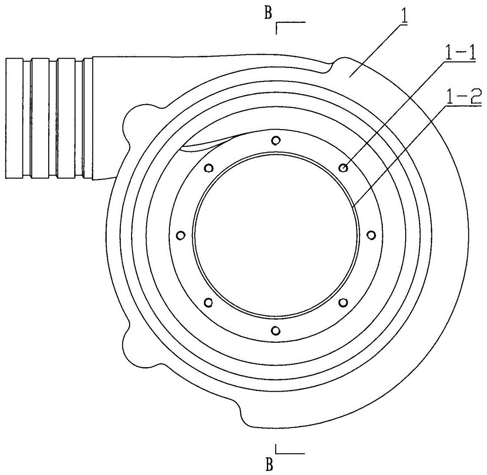 Compressor volute of split type turbosuperchager