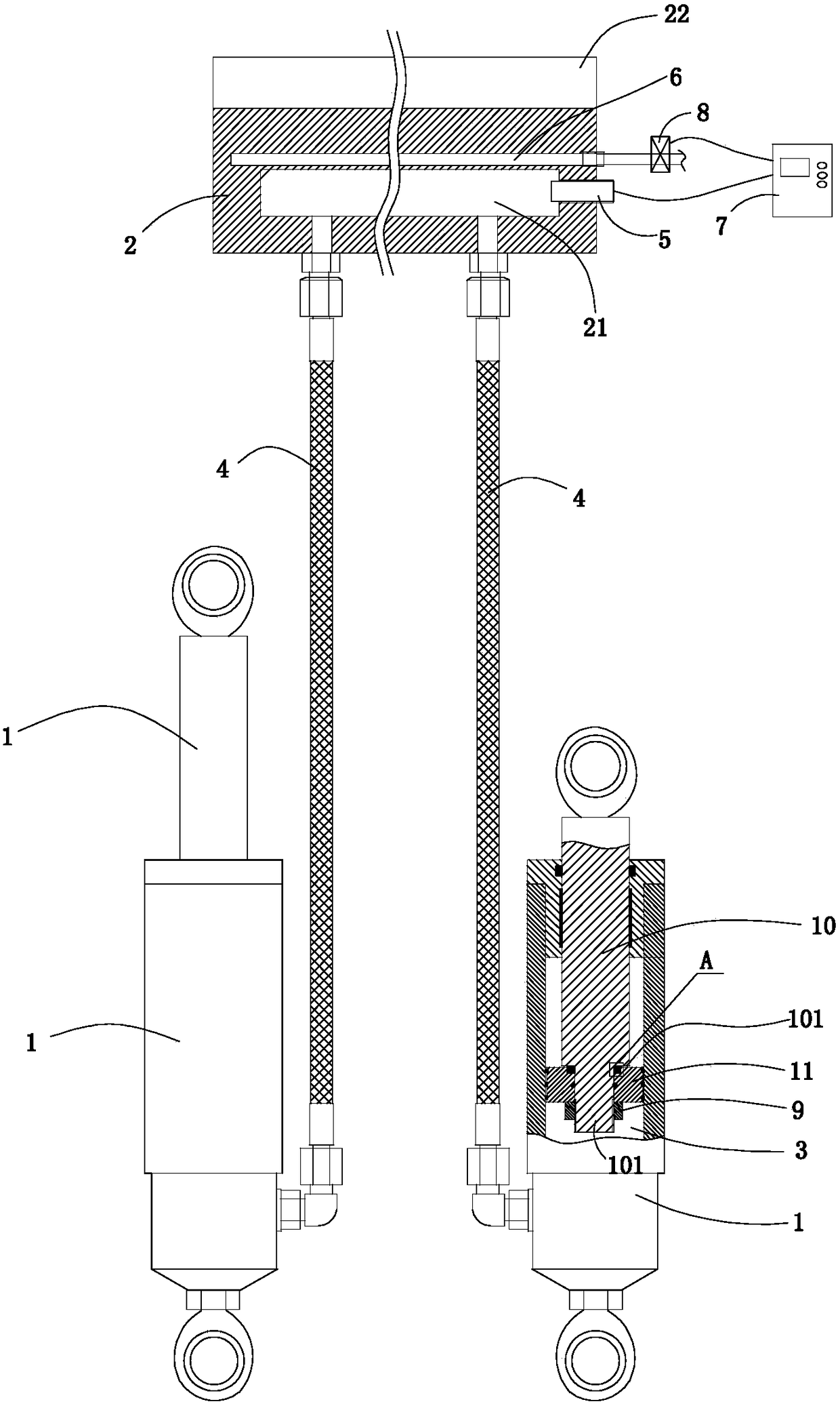 Self-cooling cylinder device