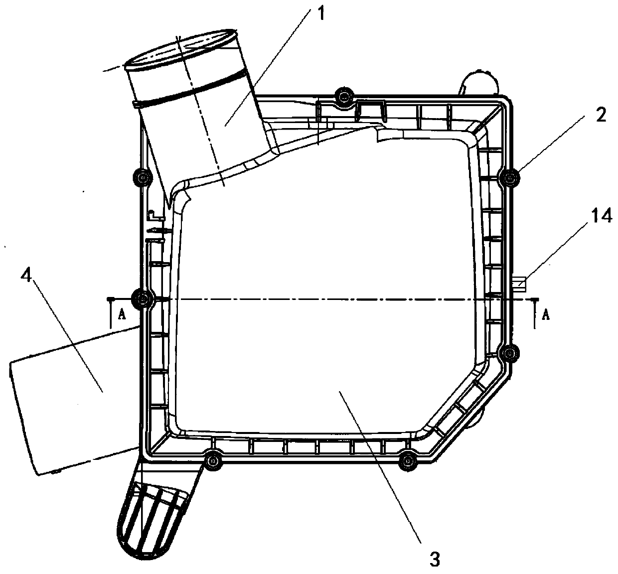 Air filter convenient to replace filter element