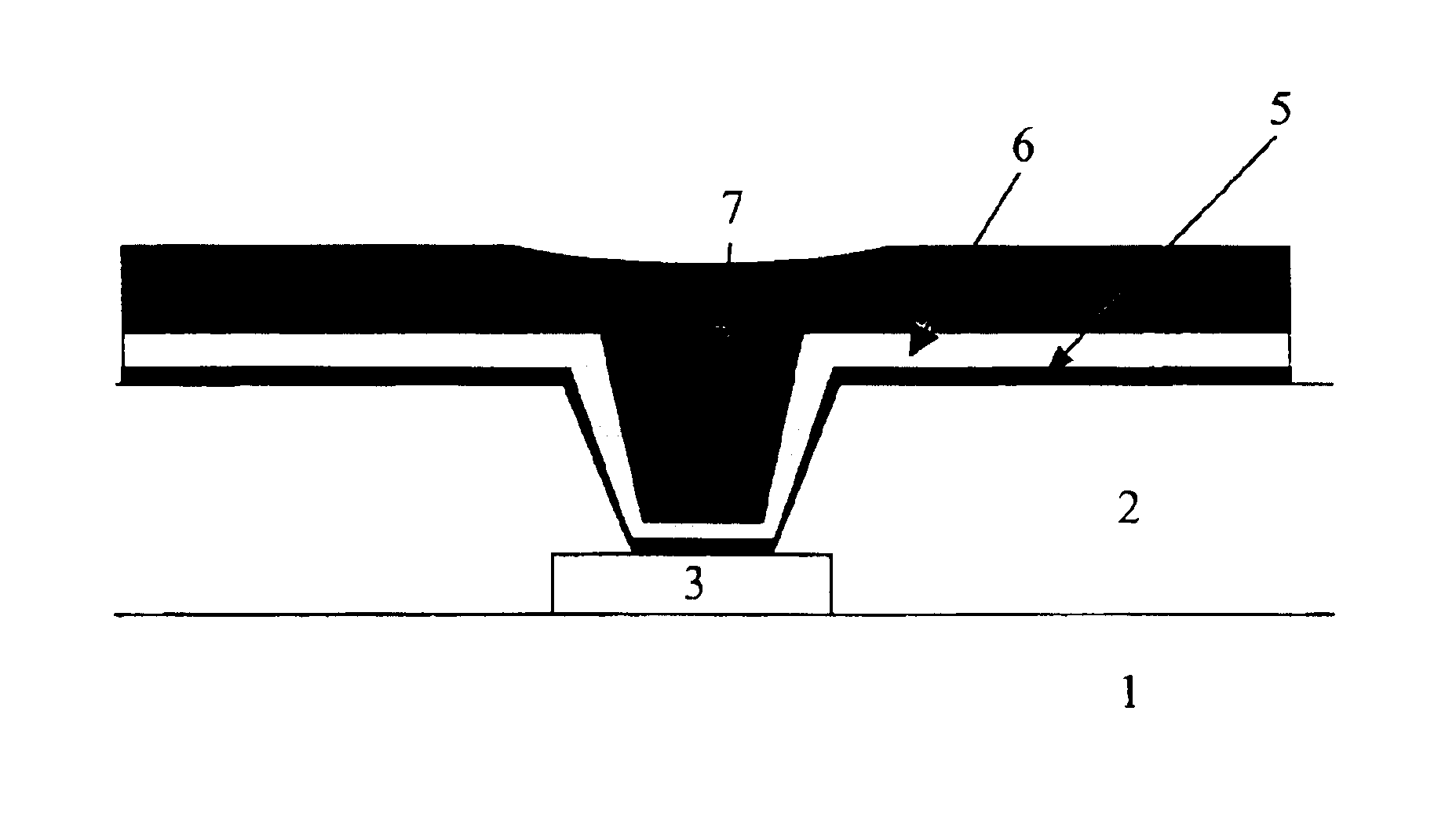 Three layer aluminum deposition process for high aspect ratio CL contacts