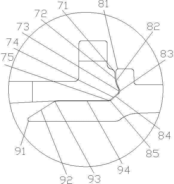 Knitting mechanism of flat knitting machine