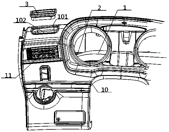 Tuyere duct system used for side window defrosting