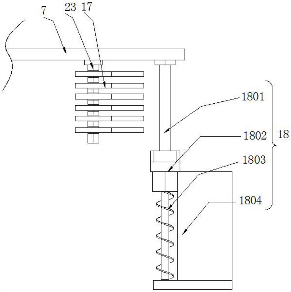 Rainwater grate anti-blocking device for water conservancy waterlogging-free engineering