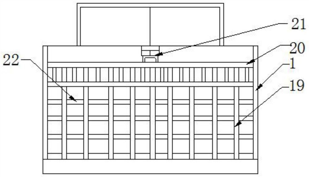 Rainwater grate anti-blocking device for water conservancy waterlogging-free engineering