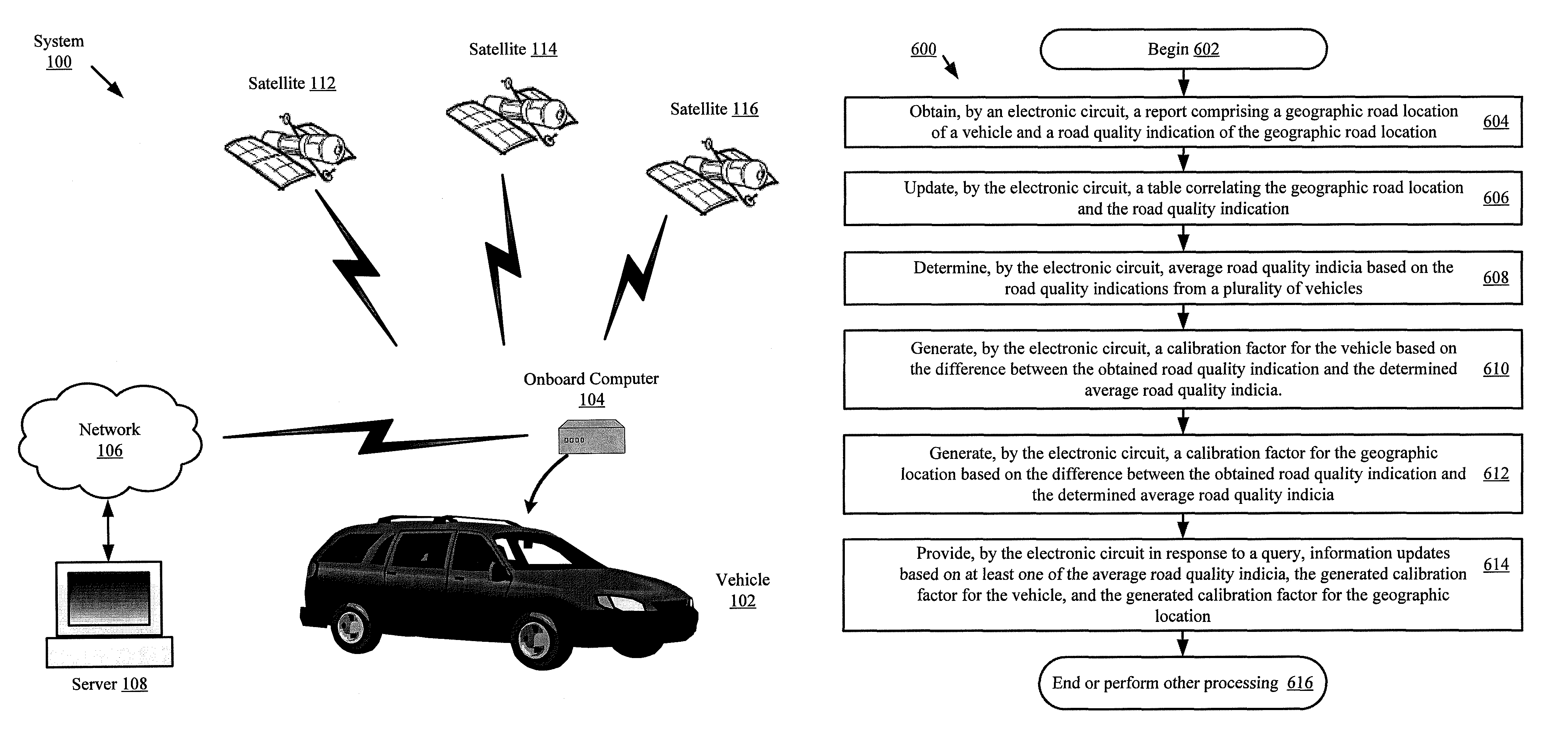 Systems and methods for monitoring and reporting road quality