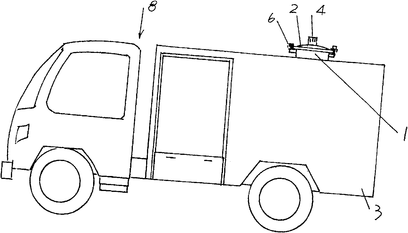 Can cover structure used in fire-fighting vehicle