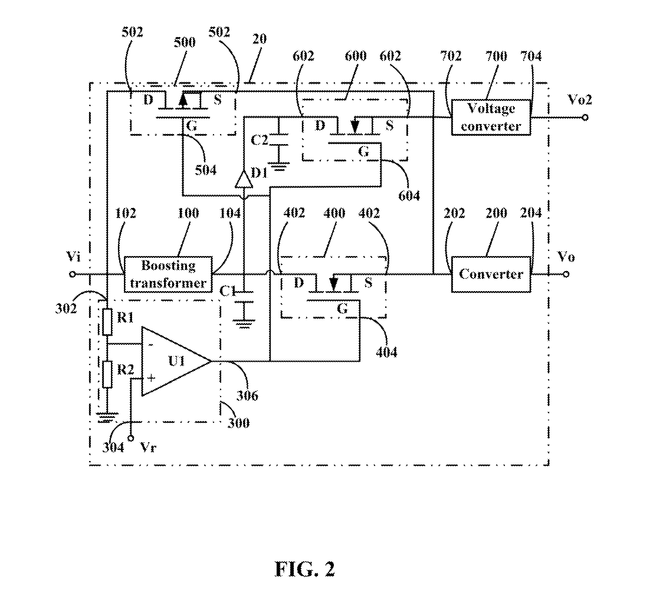 Power source circuit for use in digital subscriber line modem