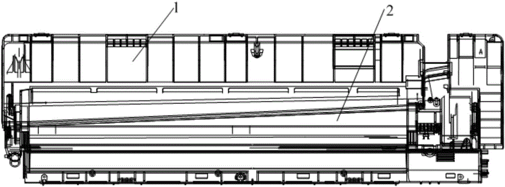 Air conditioner internal unit, bottom case assembly thereof and split wall-hung air-conditioning equipment
