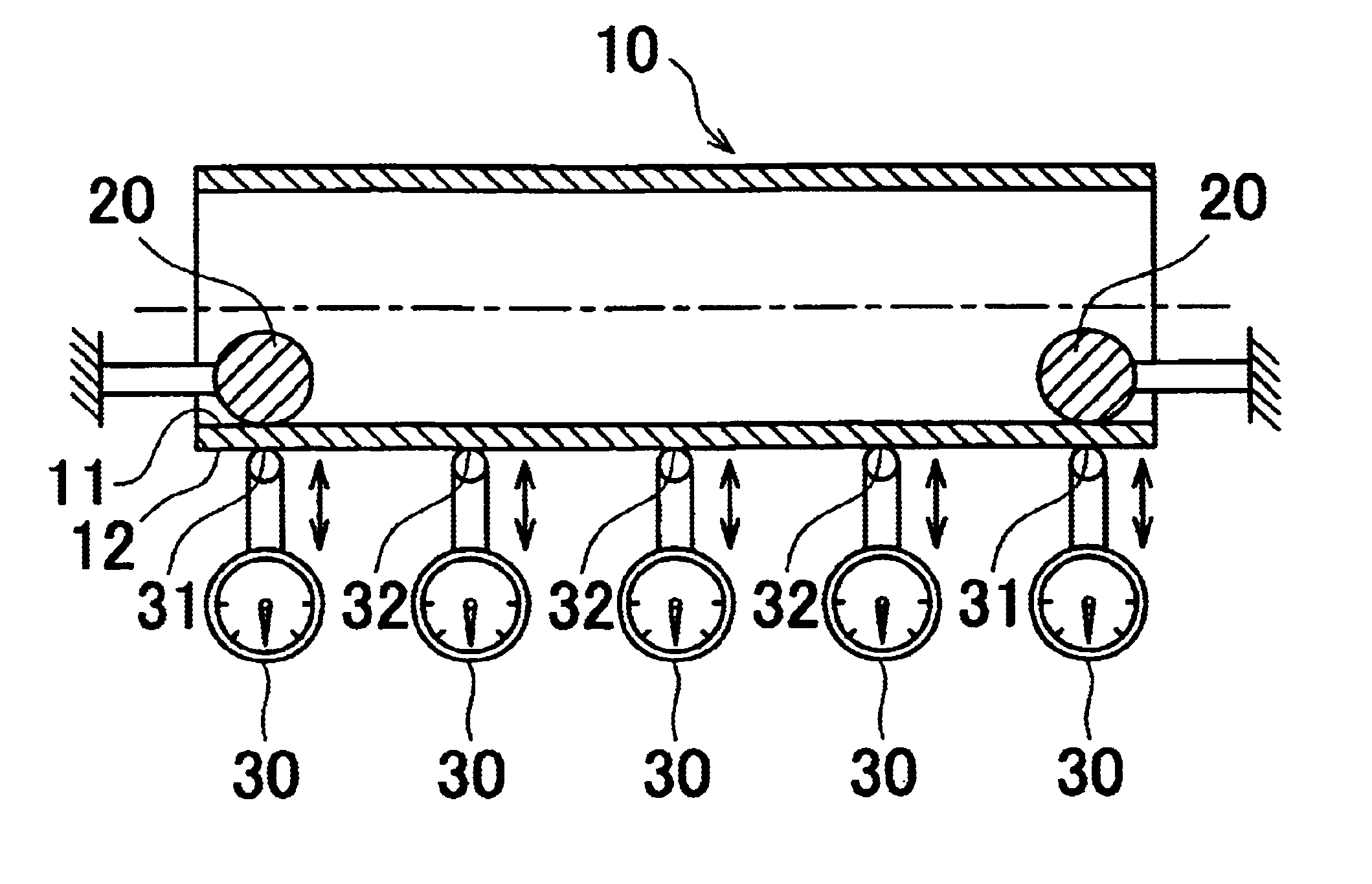 Method and apparatus for measuring shape of tubular body