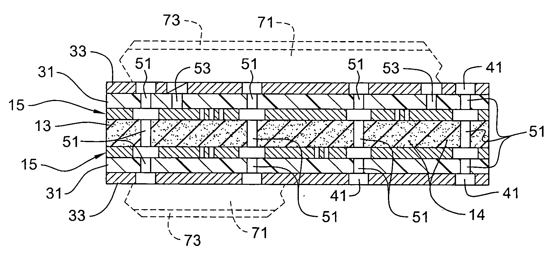 Circuitized substrate with p-aramid dielectric layers and method of making same