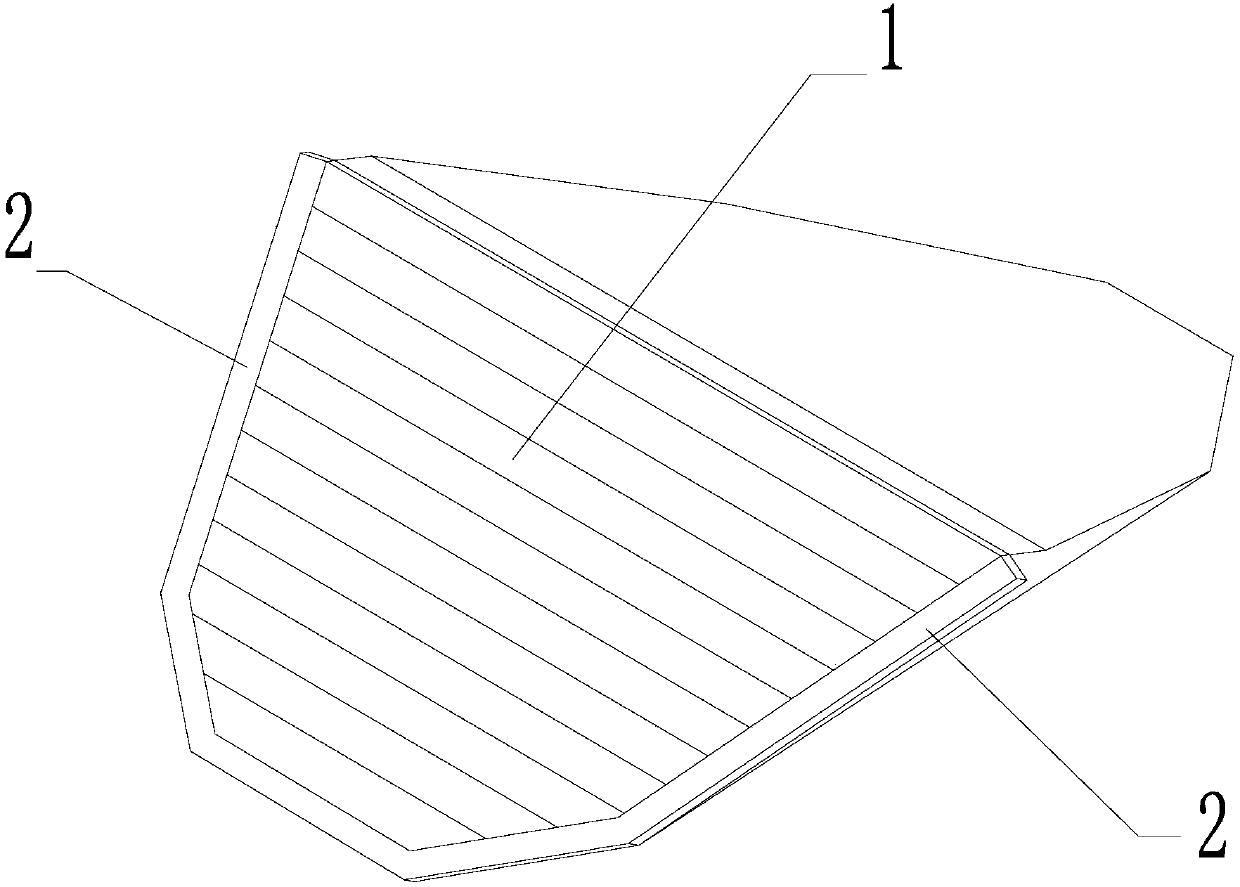 Seamless water-stopping panel dam