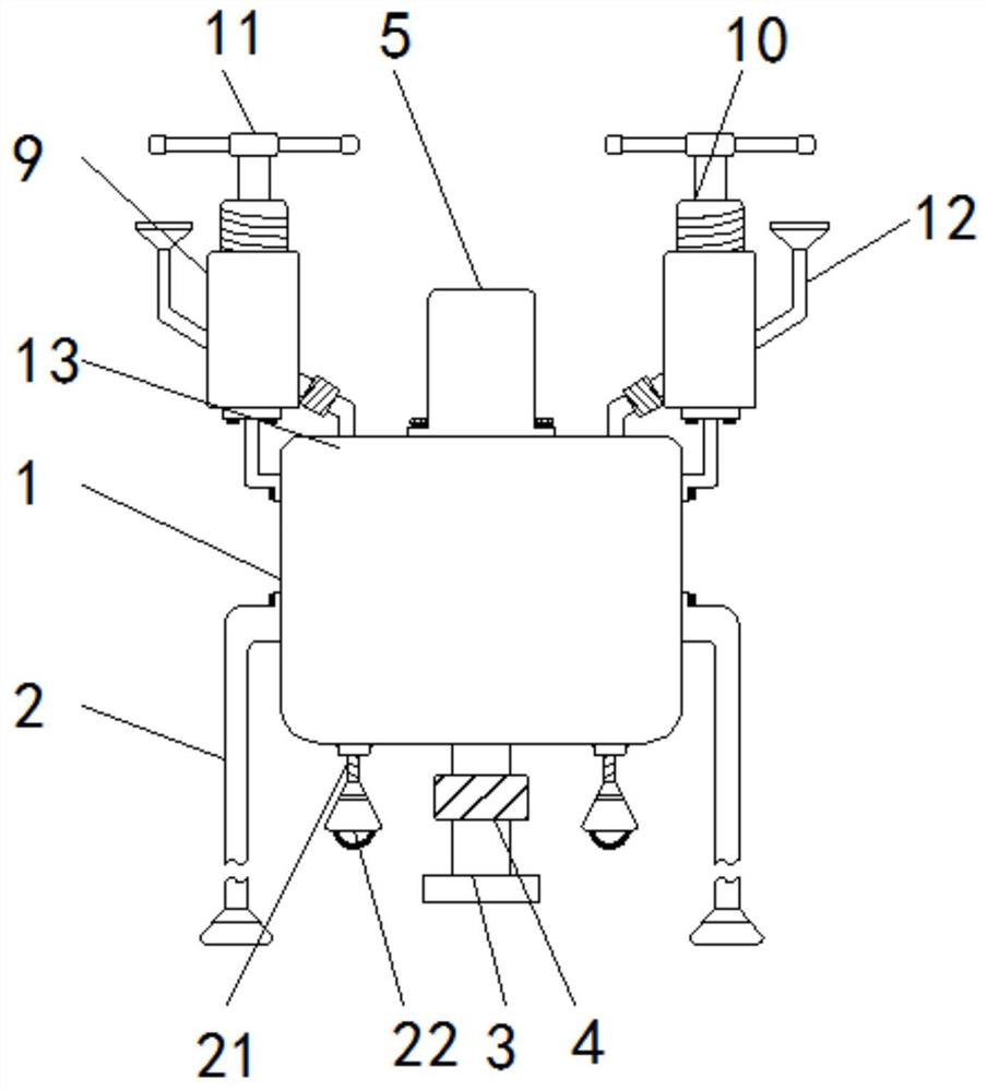 Plaster slurry preparing equipment for blister-packing plaster mould manufacturing