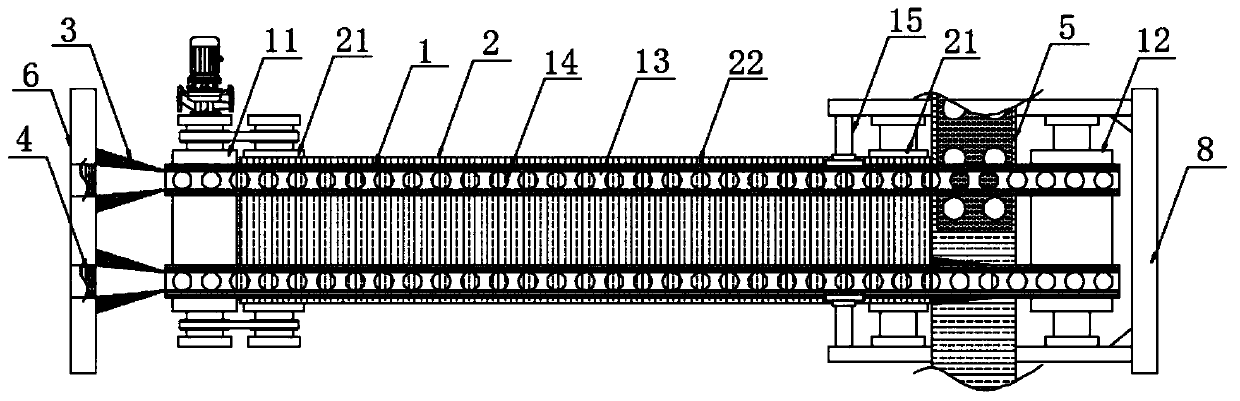 Quantitative arrangement device for tablet medicine packaging