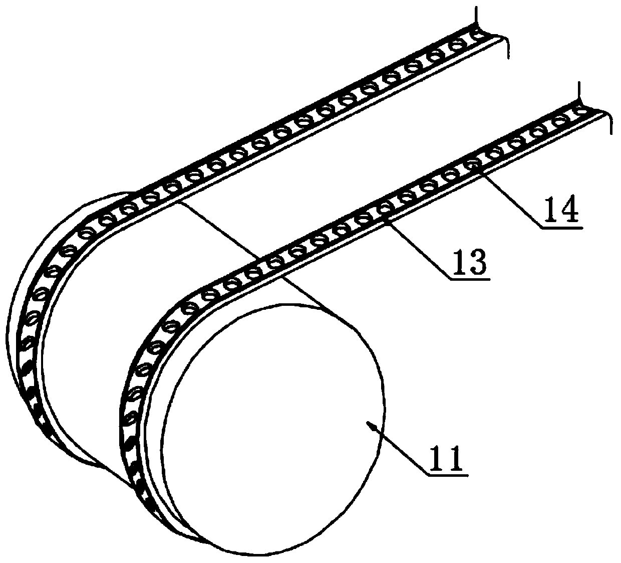 Quantitative arrangement device for tablet medicine packaging