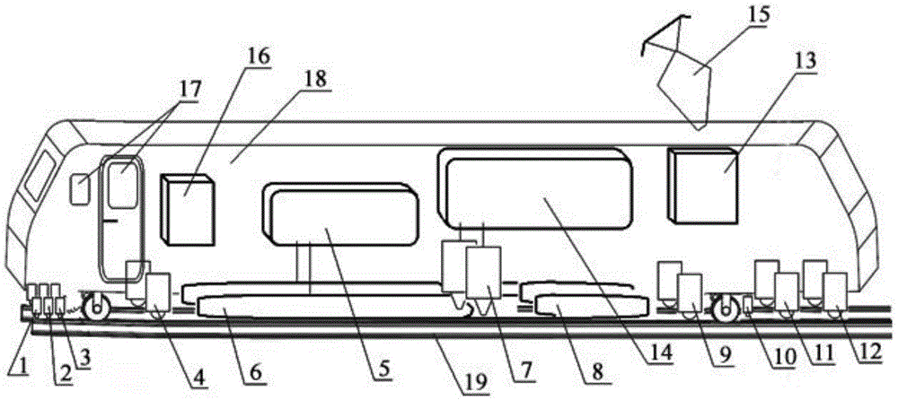 Rapid online detection and performance recovery device for steel rails