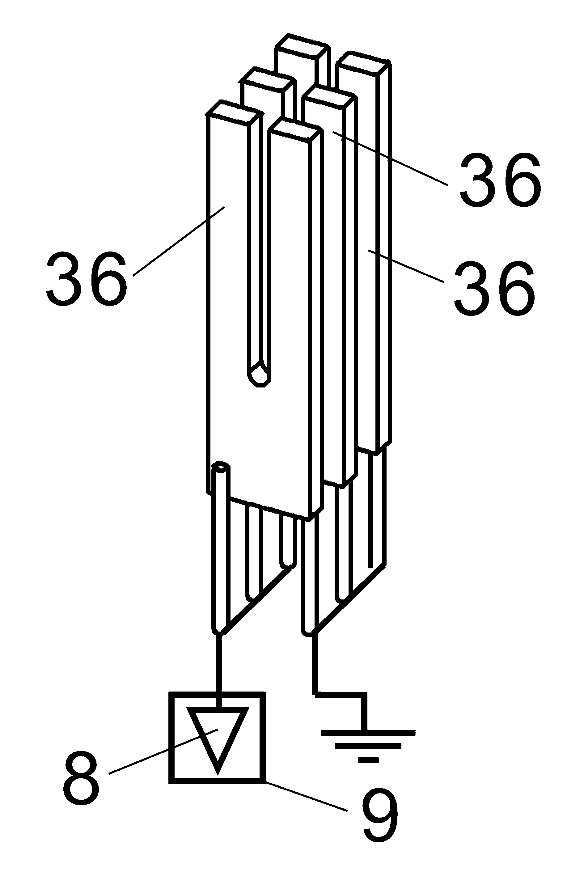 Multi-quartz-crystal-oscillator spectral phonometer and gas detection device employing same