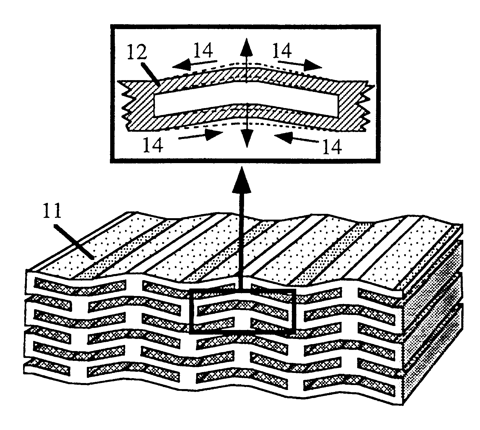 Piezoelectric actuator or motor, method therefor and method for fabrication thereof
