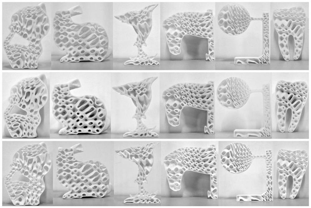 Efficient porous structure representation and optimization method