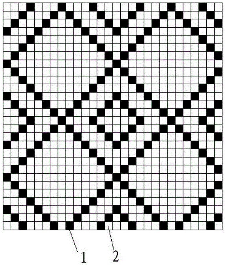 A shape-memory fabric with concave-convex patterns
