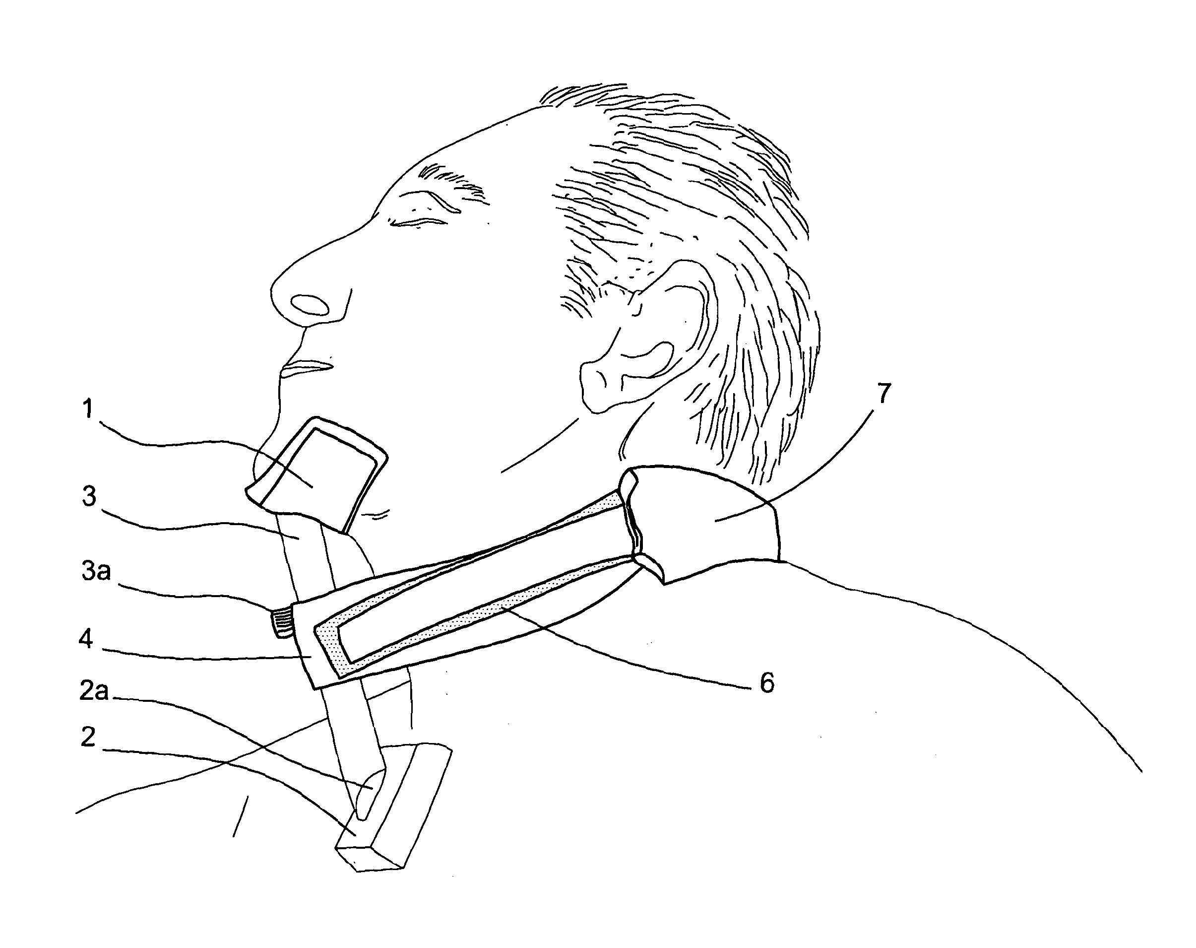 Chin and neck support device