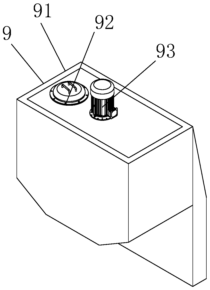 Dumping mechanism of grinding device for cosmetics production