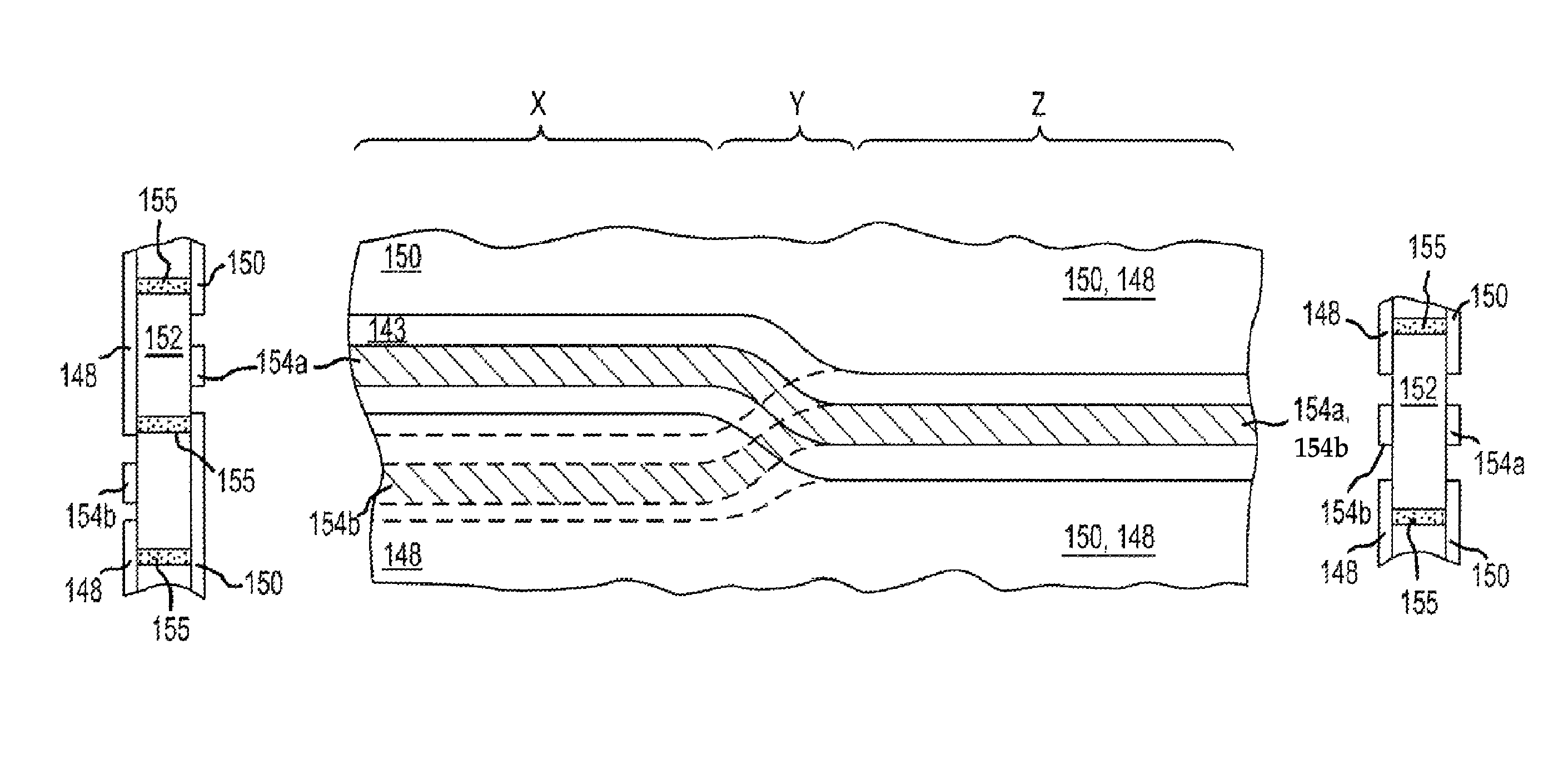Flexible interconnect cable having signal trace pairs and ground layer pairs disposed on opposite sides of a flexible dielectric