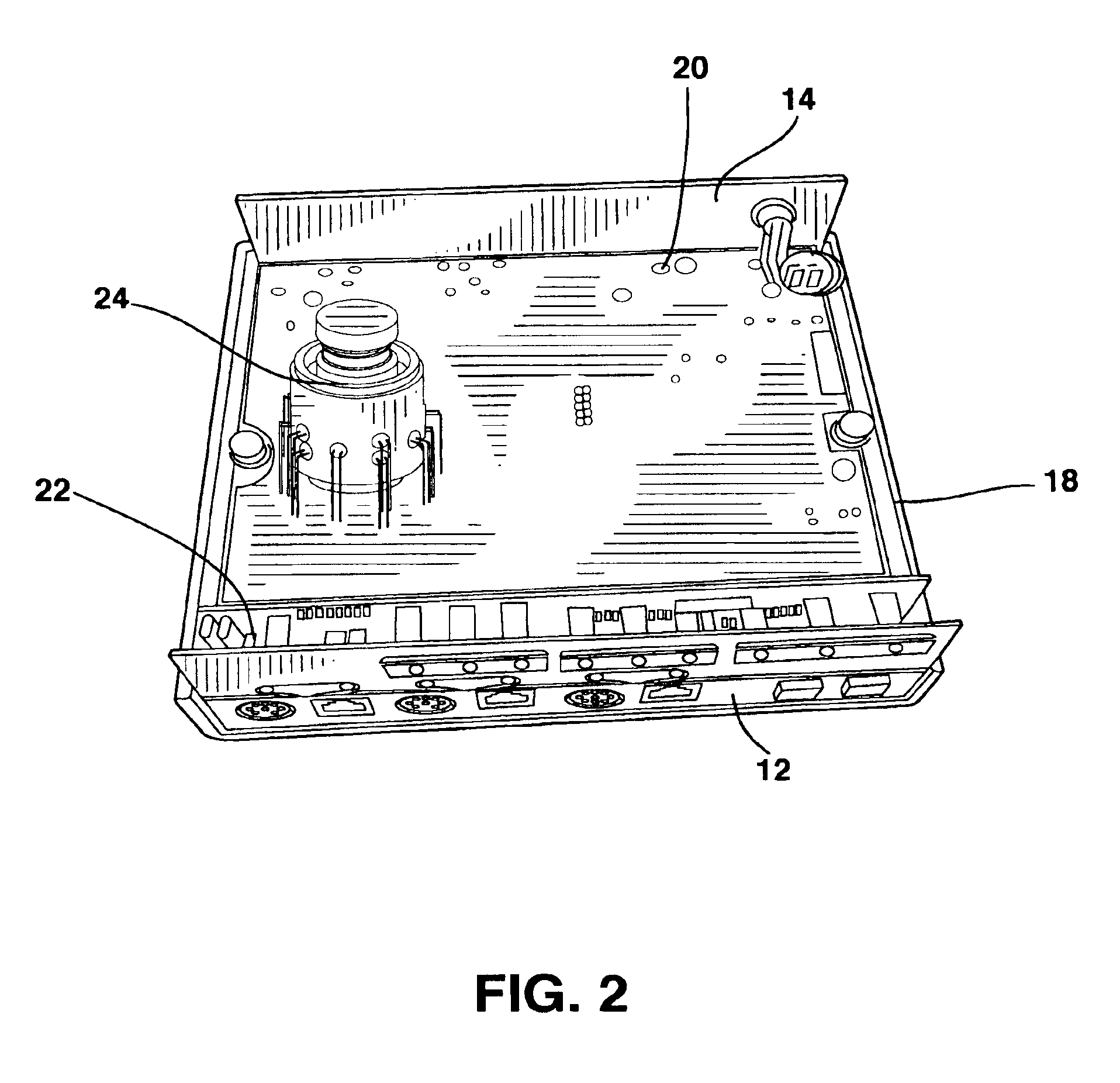 Instrument with colorimeter and sensor inputs for interfacing with a computer