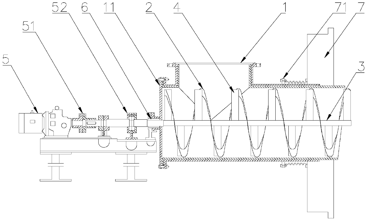 Deslagging device for gas guide box