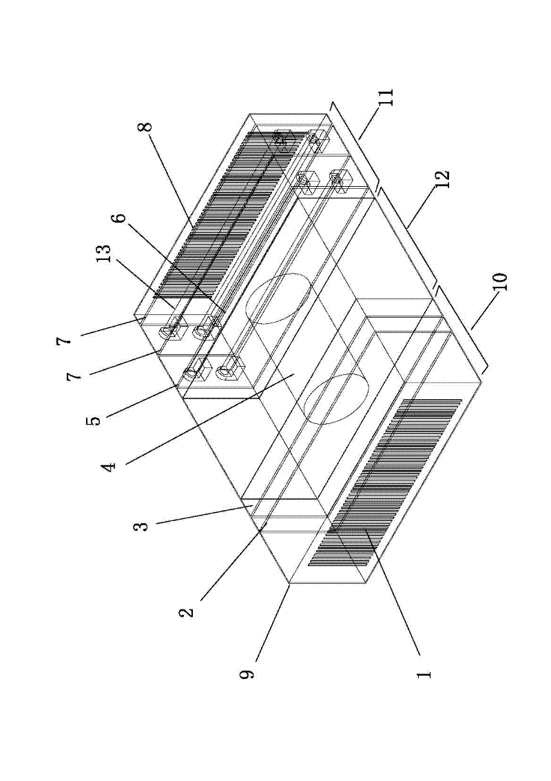 Purification treatment device for PM2.5-level dust collecting and carried bacterium killing
