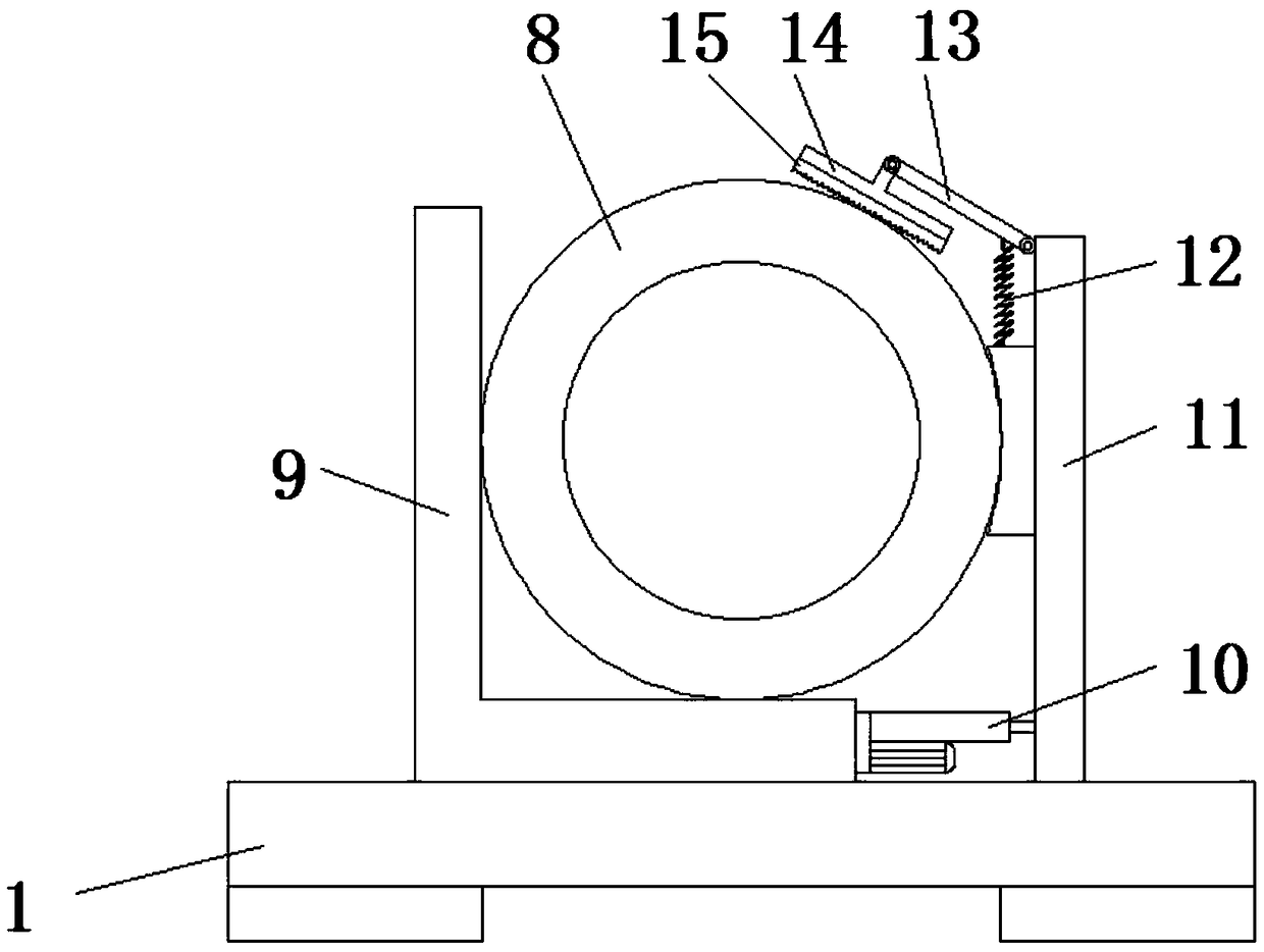 Inner wall cleaning device for filter element of purifier