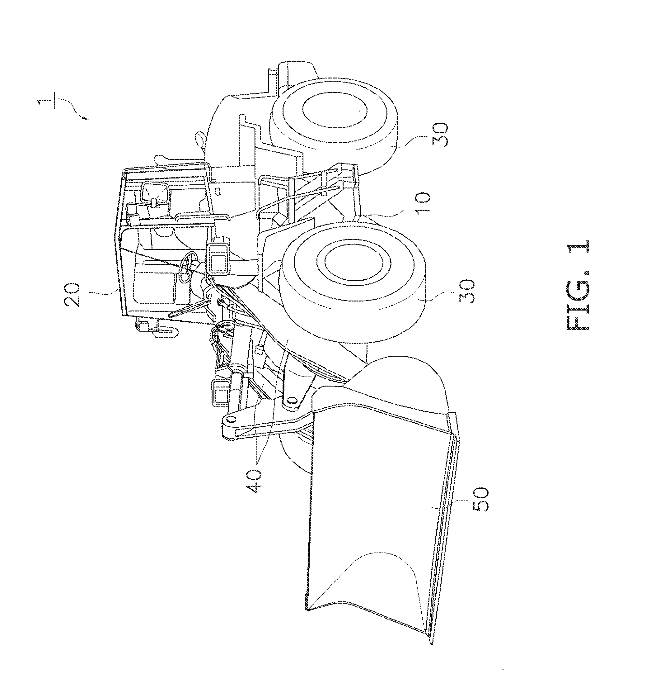 Travel damper control device for wheel loader