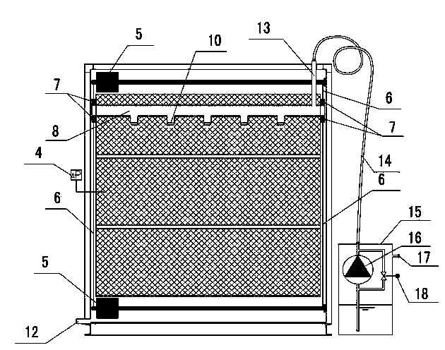 Filter self-cleaning system