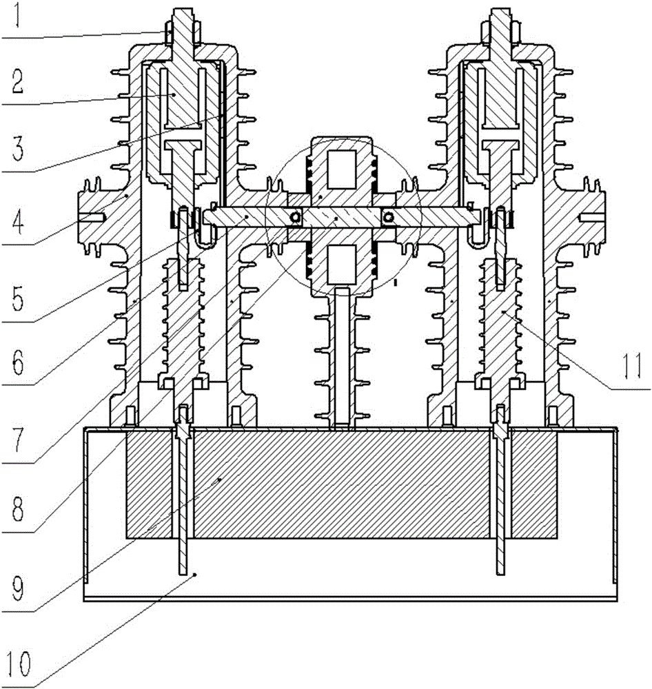 Modularization vacuum switch