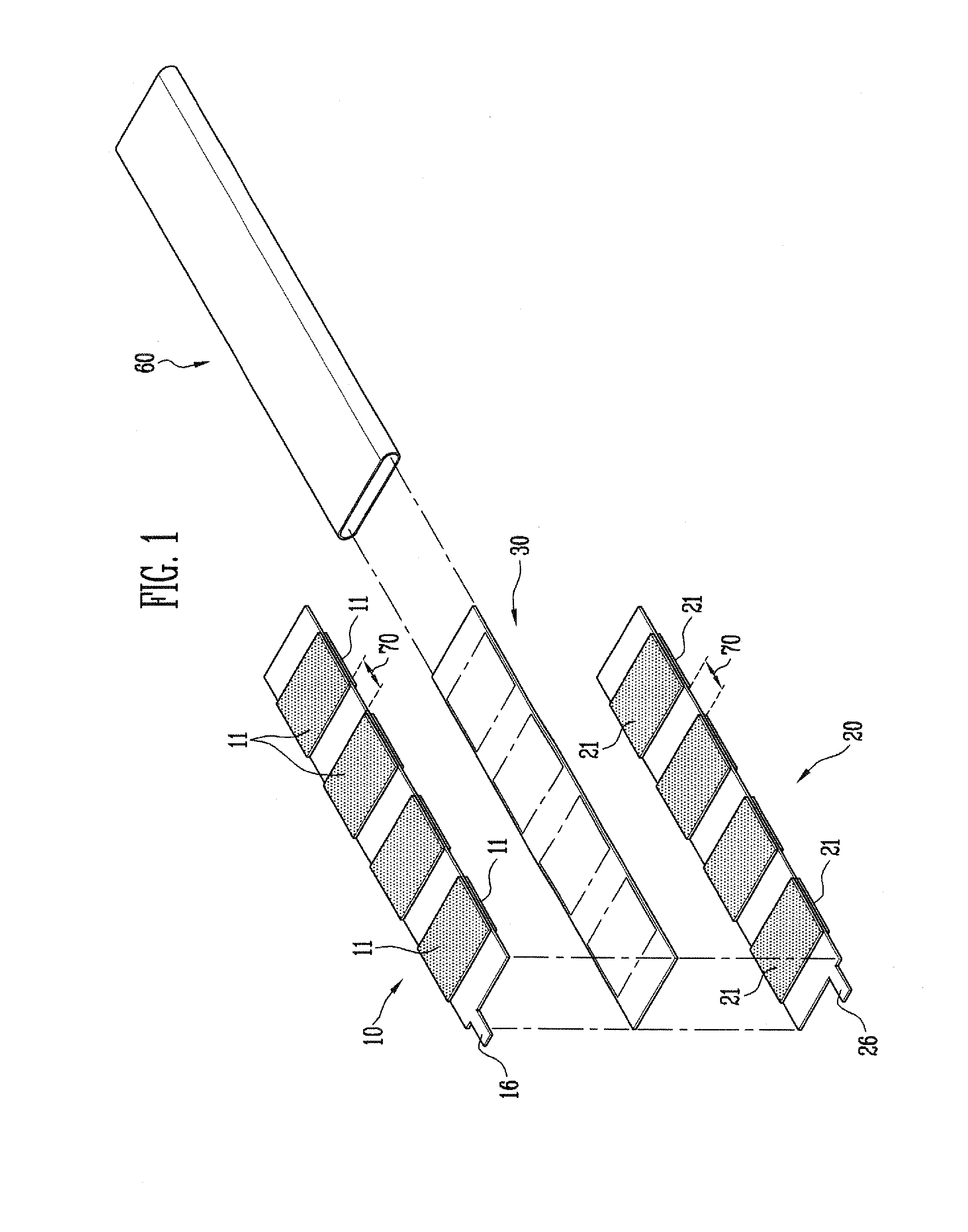 Electrode assembly having bending portions and secondary battery including the same