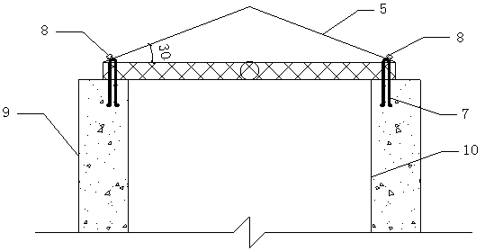 Protective mesh for manual hole-digging piles