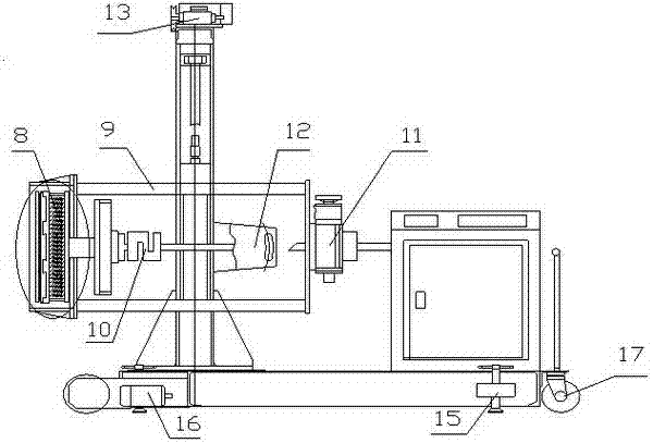 Static sponge method wind load tester of exterior thermal insulation composite system