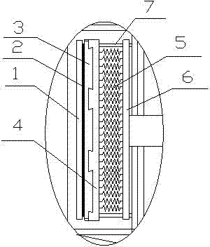 Static sponge method wind load tester of exterior thermal insulation composite system