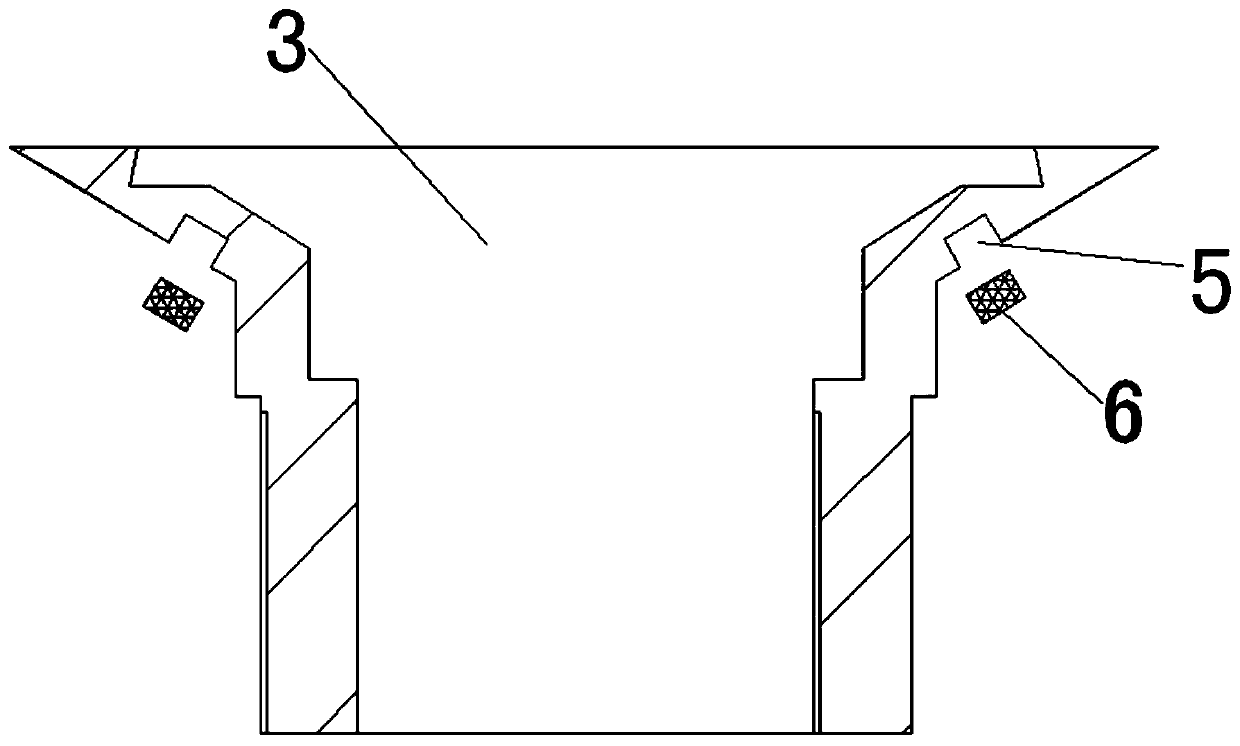 Water tank and water removing structure of water tank