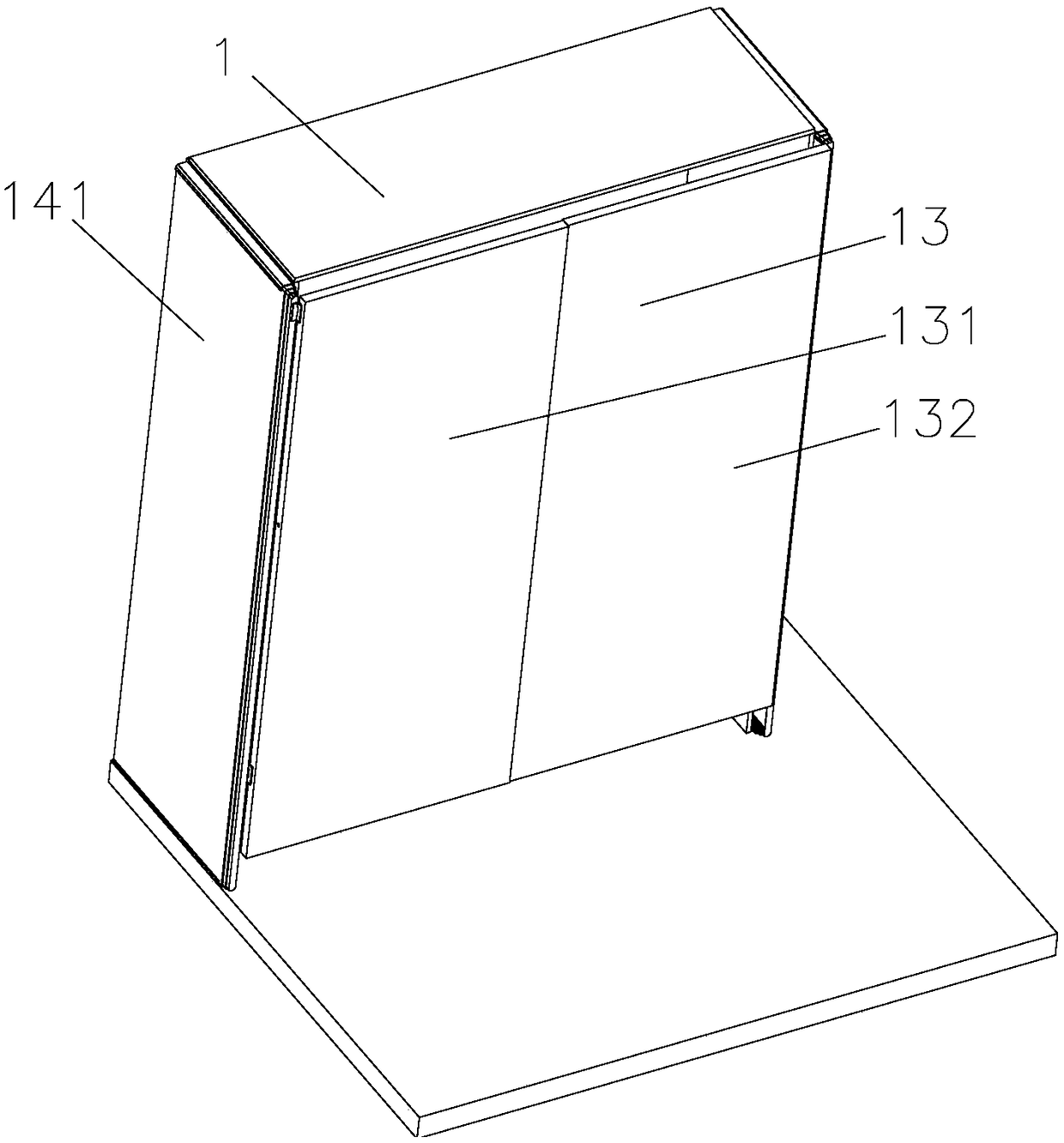 Kitchen-toilet-bathroom assembly based on motor home