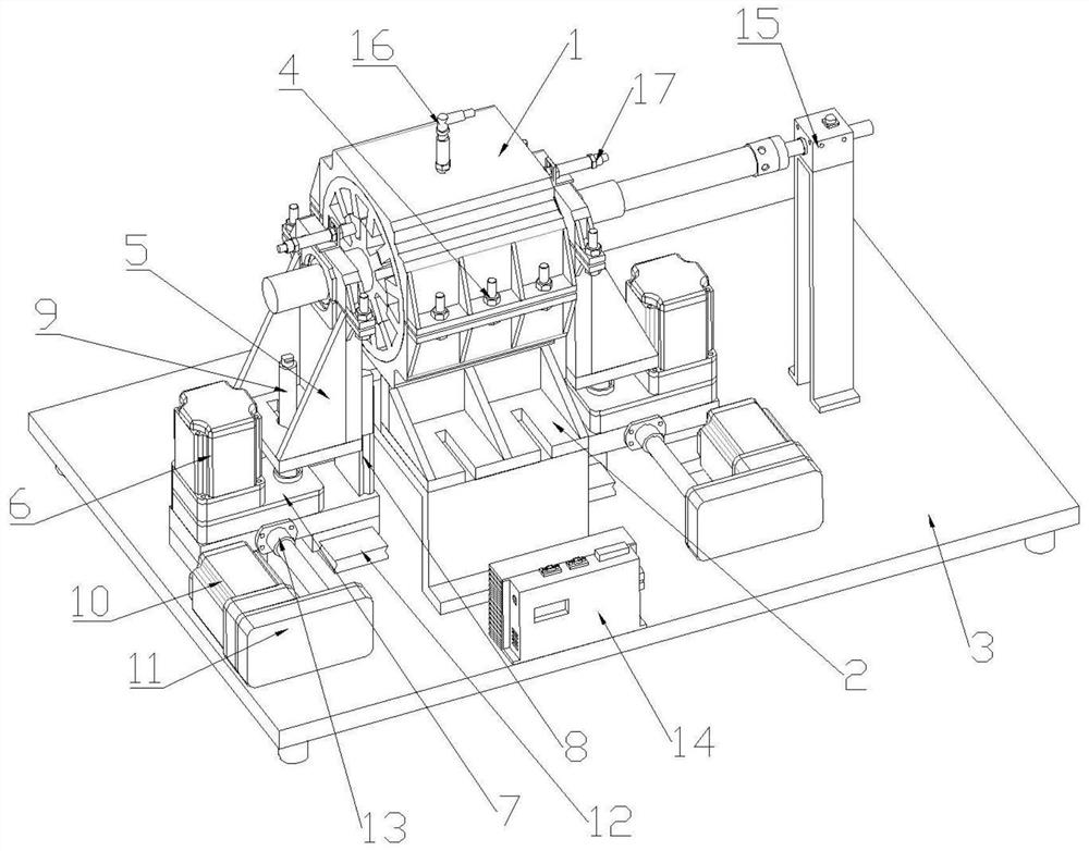 Separated motor testing device capable of adjusting rotor eccentricity