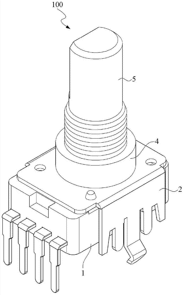 Rotary type variable resistor