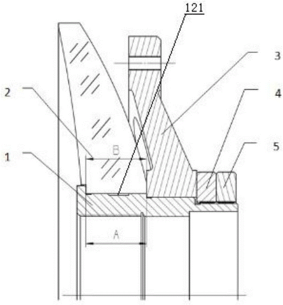 Small diameter reflector supporting structure