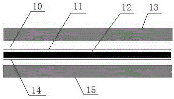 Composite material for repairing non-excavated pipeline and preparation method thereof